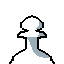 Pixel art chess pawn
